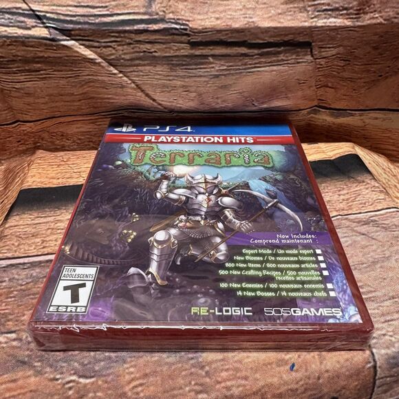 Terraria PS4 Sony PlayStation 4 Hits Game New Sealed T-Teen 505 Games Re-Logic - Picture 6 of 6